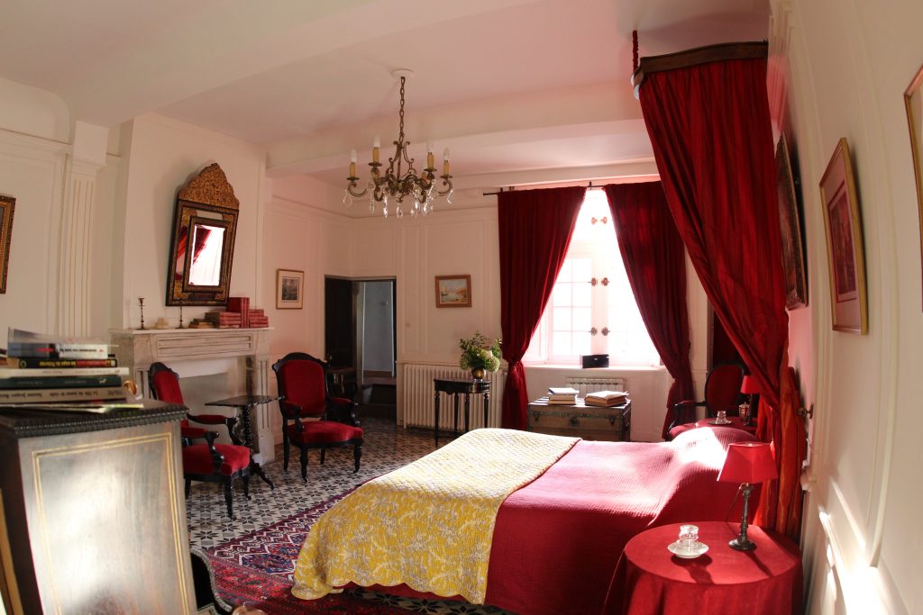Napoléon bedroom at Château de Flottemanville, second bed view