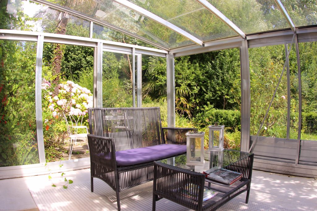 Conservatory of the Garden Cottage at Château de Flottemanville
