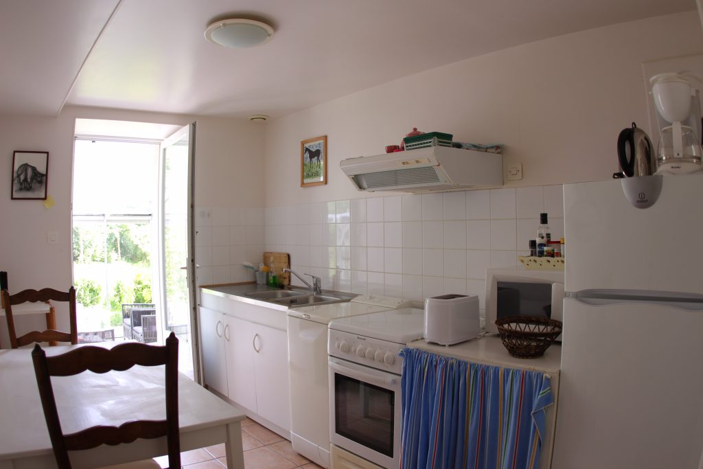 Kitchen of the Garden Cottage at Château de Flottemanville