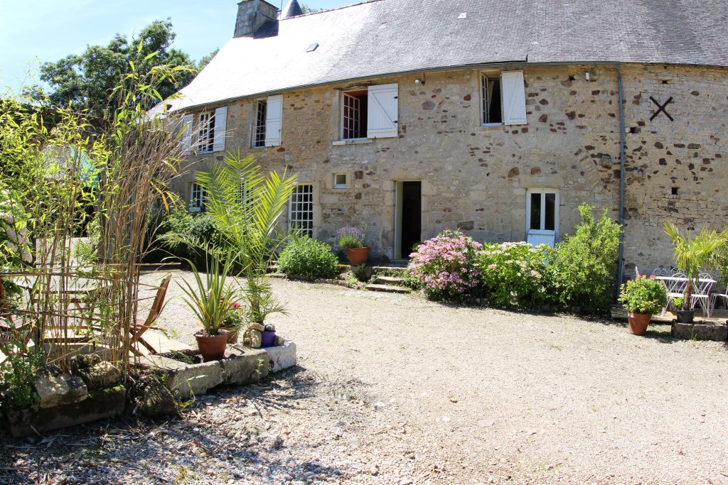 Exterior of La Ferme cottage at Château de Flottemanville, Normandy