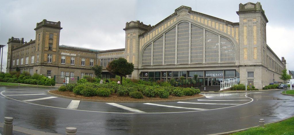 The Gare Transatlantique at Cherbourg, beside the ferry terminal