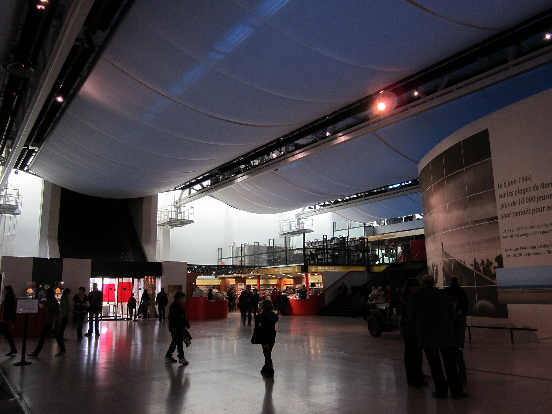 The Caen Normandy Memorial center for Peace