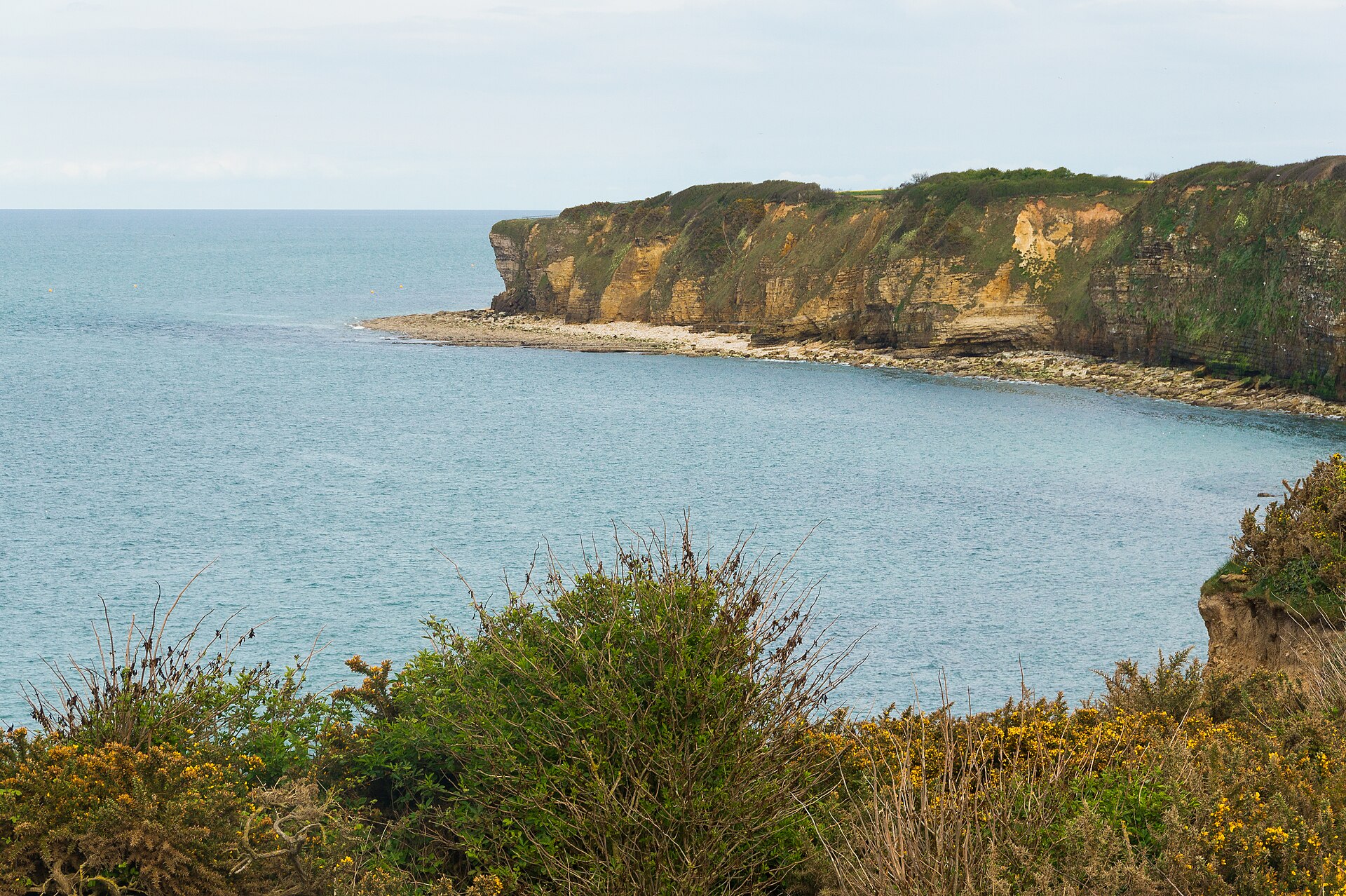 The D-Day beaches, straight off the ferry